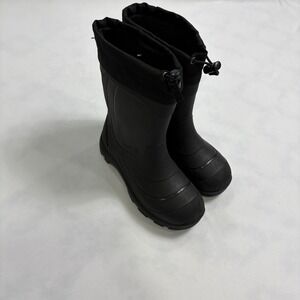 Kamik Snow Boots‎ Black Size 4 Waterproof Insulated Rubber Winter